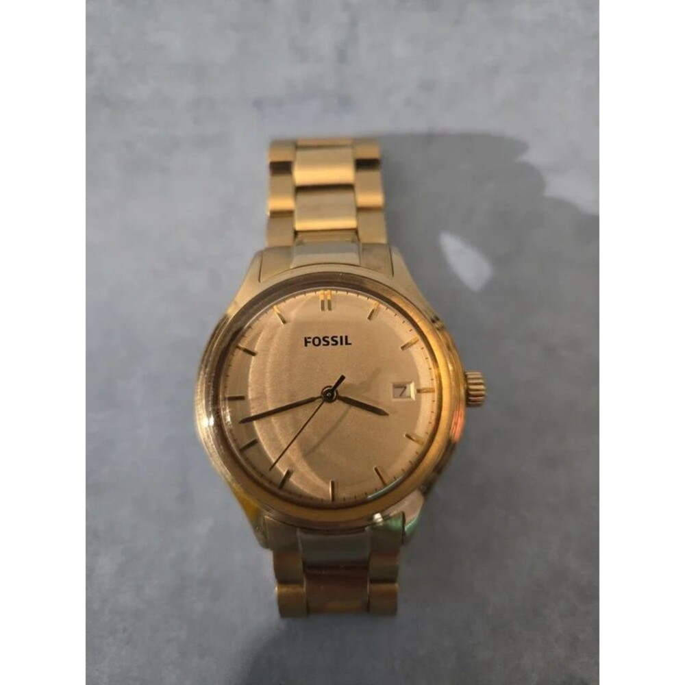 Fossil Gold Tone Watch (O-3)